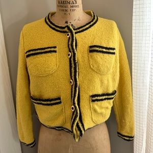 Vintage Button-Up Sweater